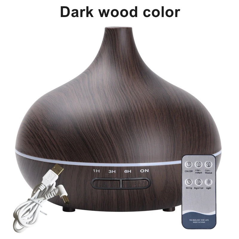 Selectly 550ml Wood Color USB Aroma Diffuser 550ml