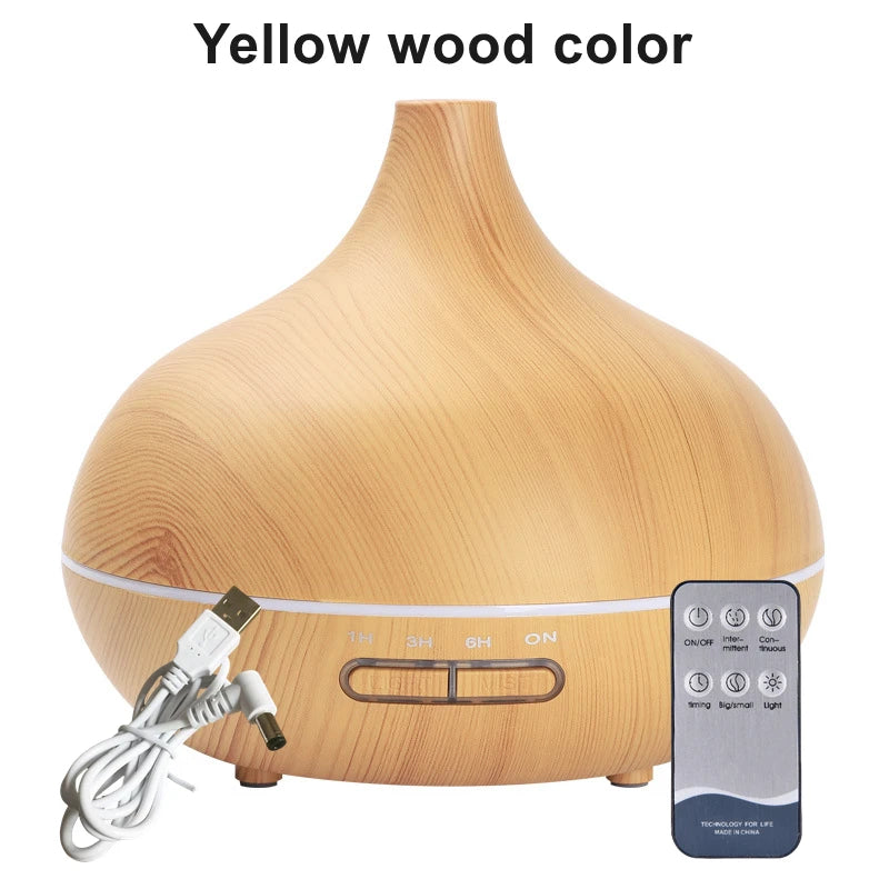 Selectly 550ml Wood Color USB Aroma Diffuser 550ml